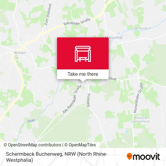 Schermbeck Buchenweg map