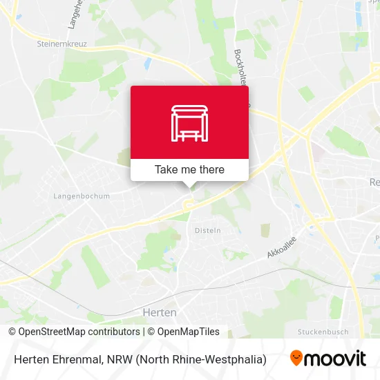 Карта Herten Ehrenmal