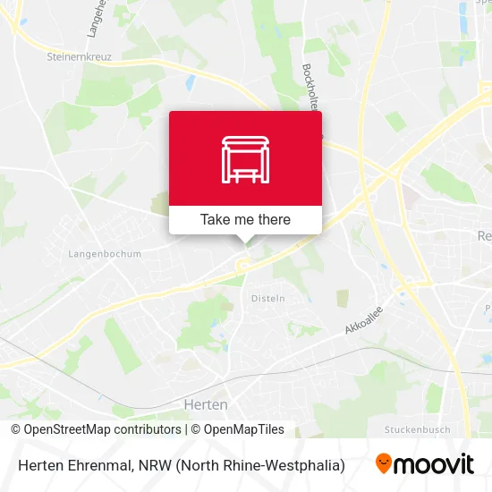 Карта Herten Ehrenmal