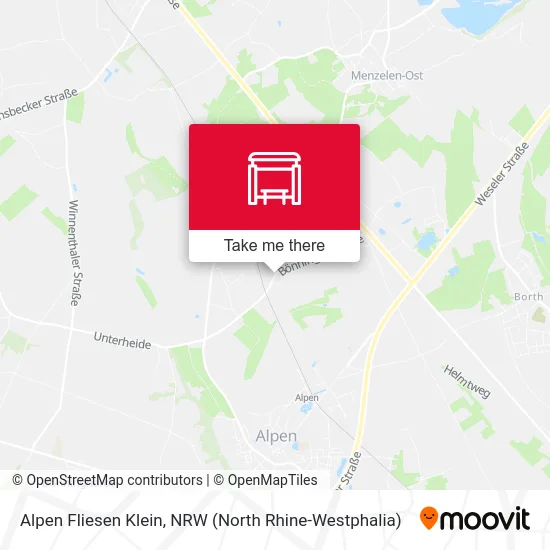 Alpen Fliesen Klein map