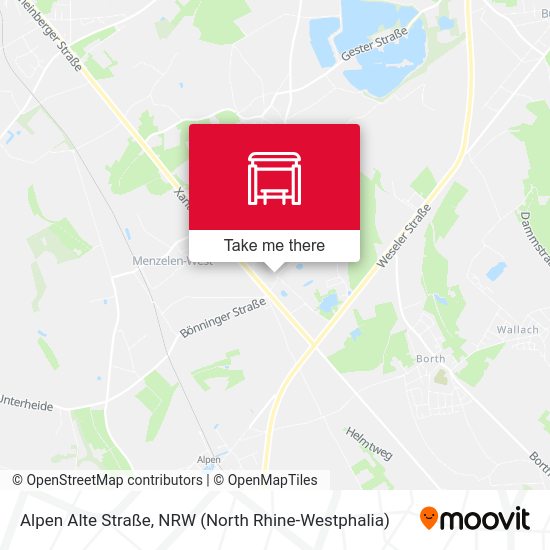 Alpen Alte Straße map