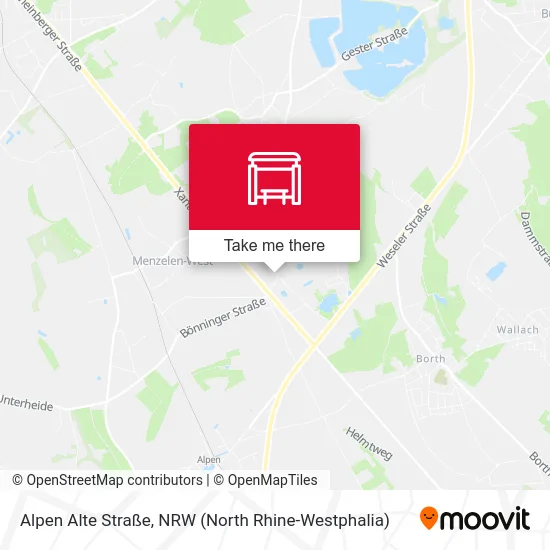 Карта Alpen Alte Straße