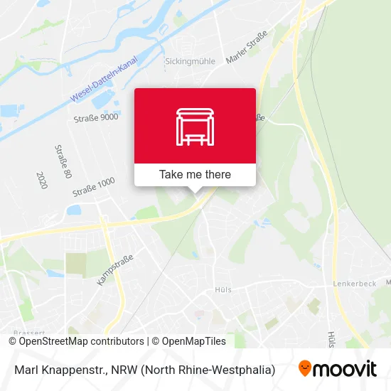 Карта Marl Knappenstr.