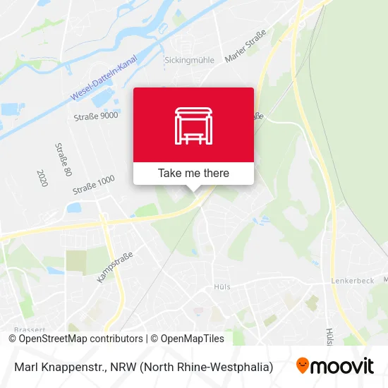 Карта Marl Knappenstr.