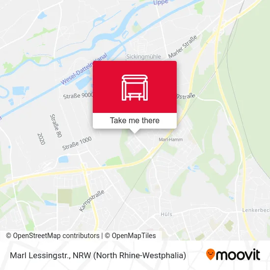Карта Marl Lessingstr.