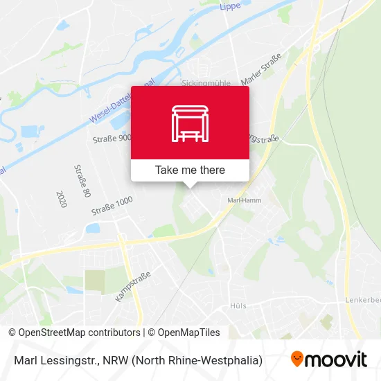 Карта Marl Lessingstr.