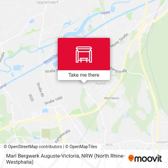 Карта Marl Bergwerk Auguste-Victoria