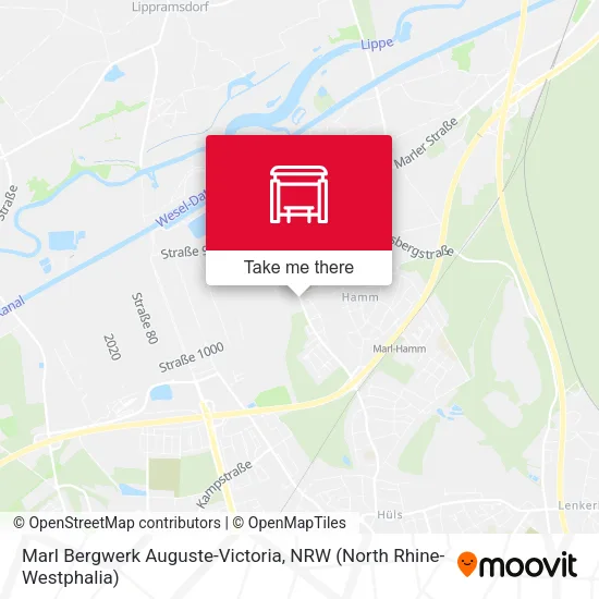 Карта Marl Bergwerk Auguste-Victoria