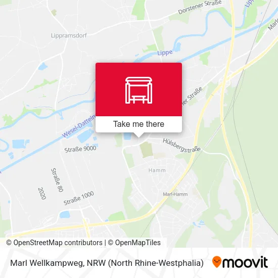 Карта Marl Wellkampweg