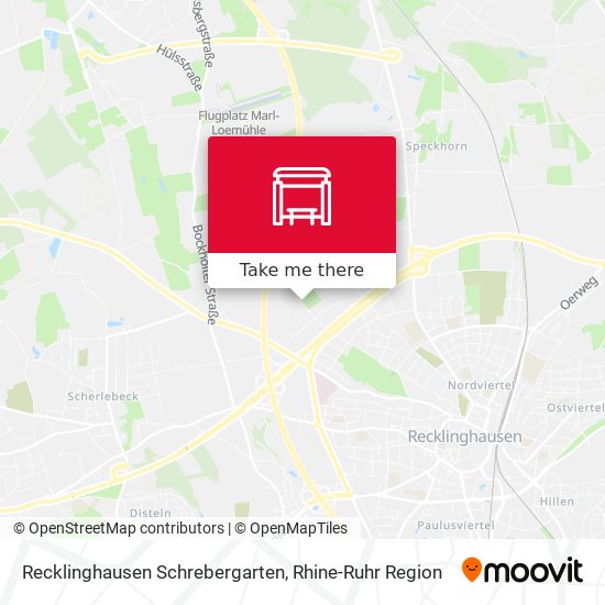 Recklinghausen Schrebergarten map