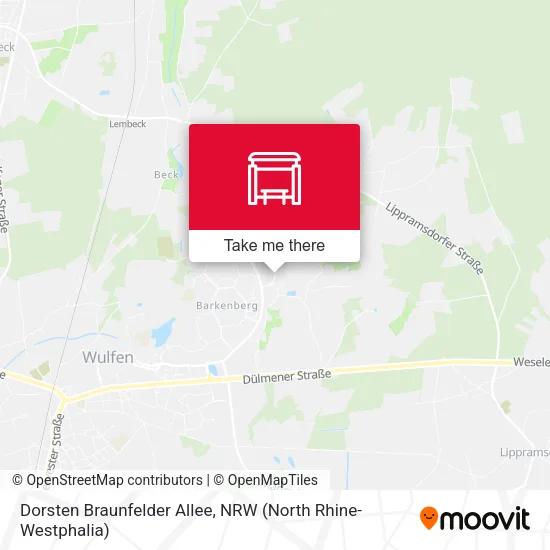 Карта Dorsten Braunfelder Allee