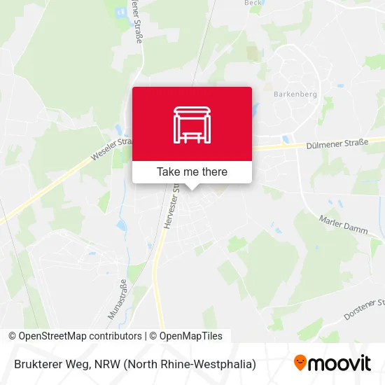 Карта Brukterer Weg