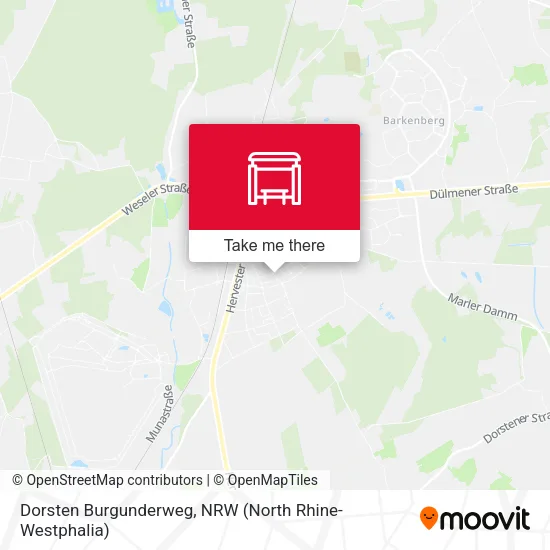 Карта Dorsten Burgunderweg