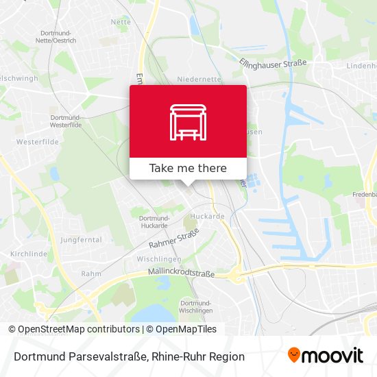 Dortmund Parsevalstraße map