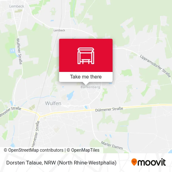 Карта Dorsten Talaue
