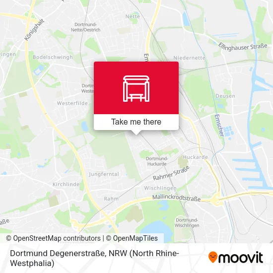 Карта Dortmund Degenerstraße