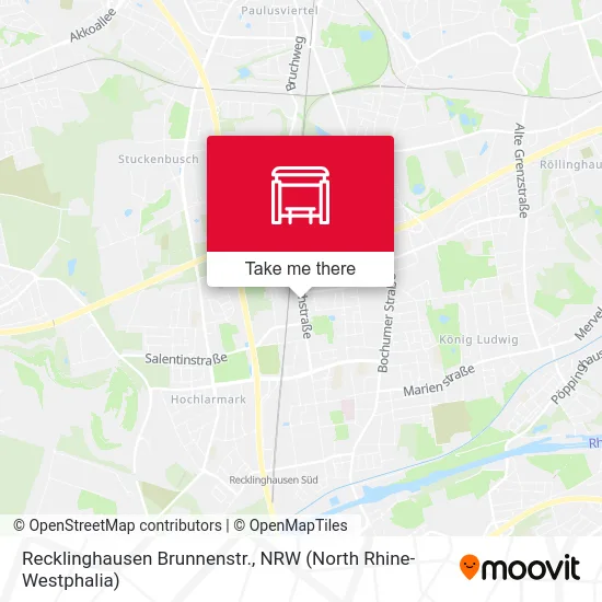 Recklinghausen Brunnenstr. map