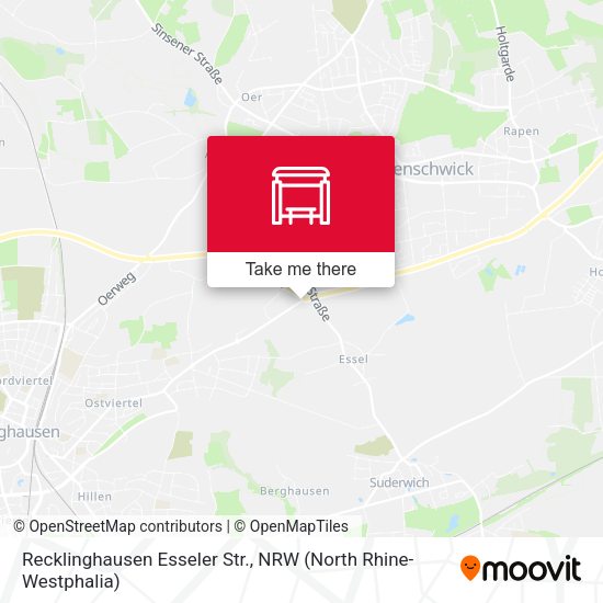 Карта Recklinghausen Esseler Str.
