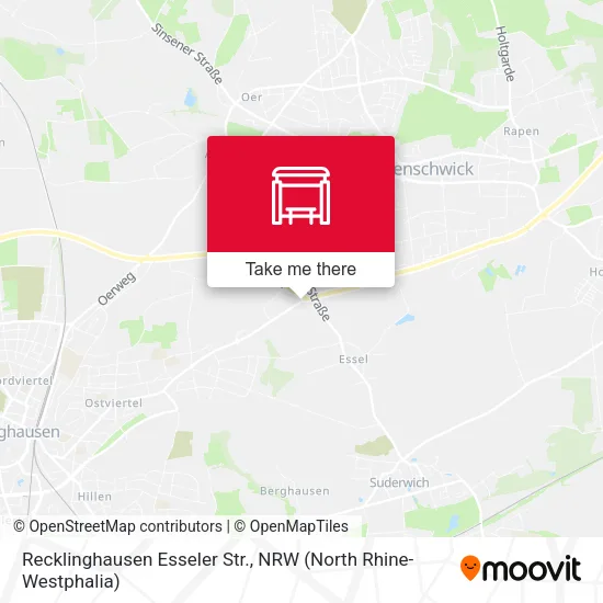 Карта Recklinghausen Esseler Str.