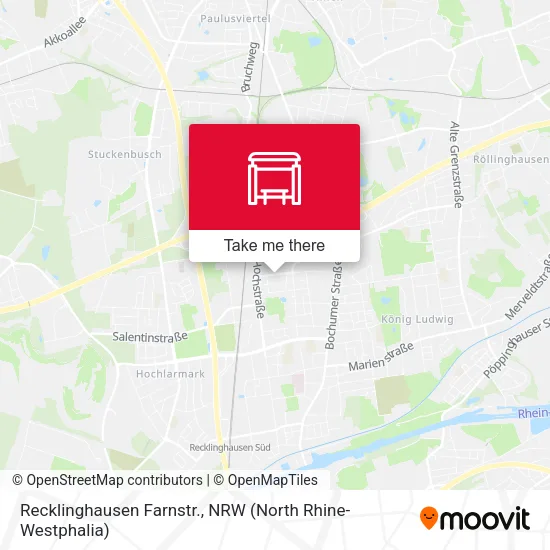 Карта Recklinghausen Farnstr.