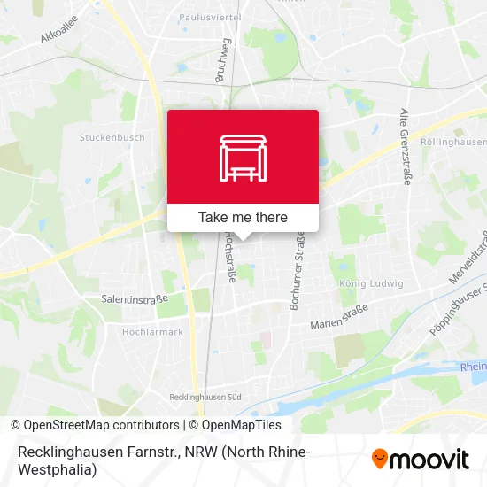 Карта Recklinghausen Farnstr.