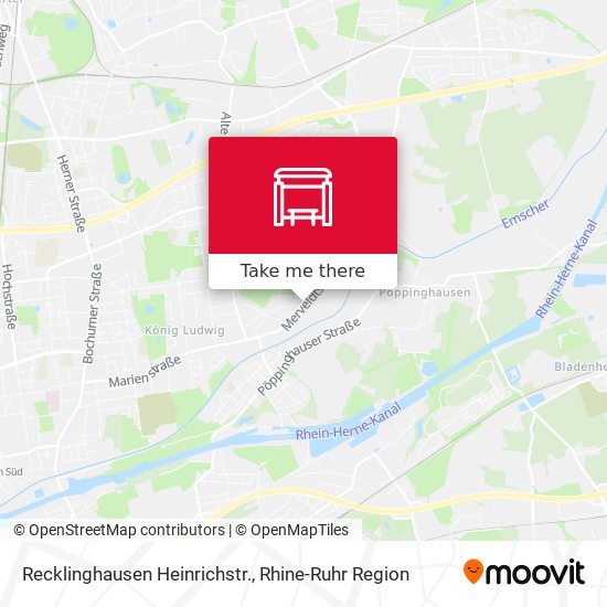 Recklinghausen Heinrichstr. map