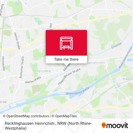 Карта Recklinghausen Heinrichstr.