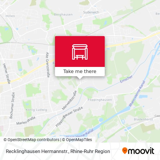 Recklinghausen Hermannstr. map