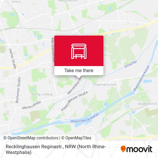 Карта Recklinghausen Reginastr.