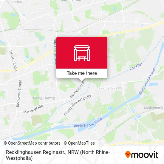 Карта Recklinghausen Reginastr.