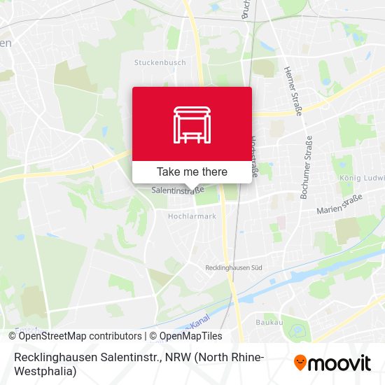 Recklinghausen Salentinstr. map