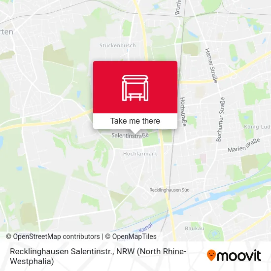 Карта Recklinghausen Salentinstr.