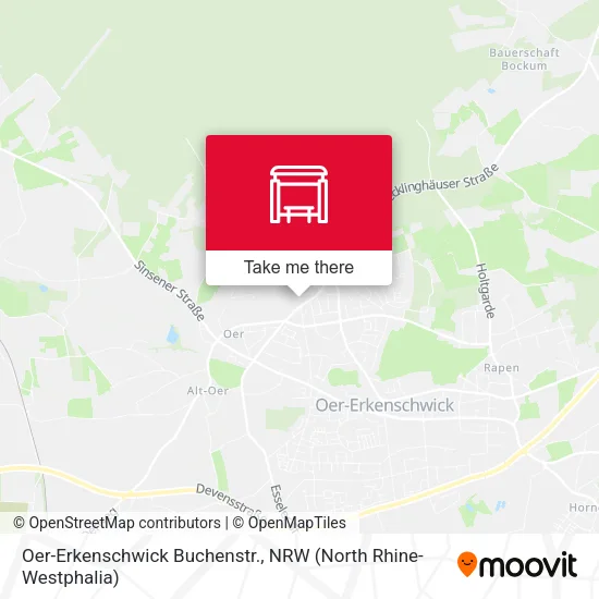 Карта Oer-Erkenschwick Buchenstr.