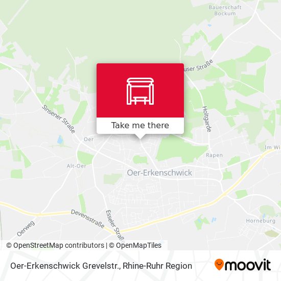 Oer-Erkenschwick Grevelstr. map