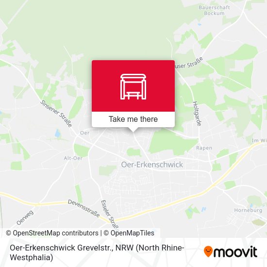 Карта Oer-Erkenschwick Grevelstr.