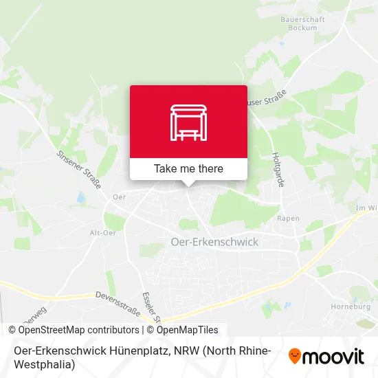 Oer-Erkenschwick Hünenplatz map