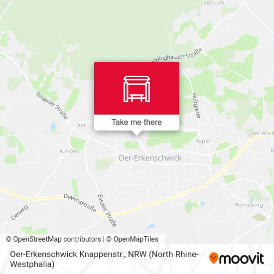 Карта Oer-Erkenschwick Knappenstr.