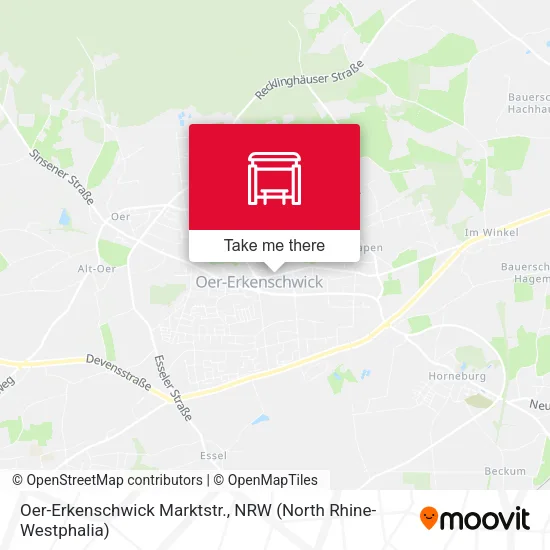 Карта Oer-Erkenschwick Marktstr.