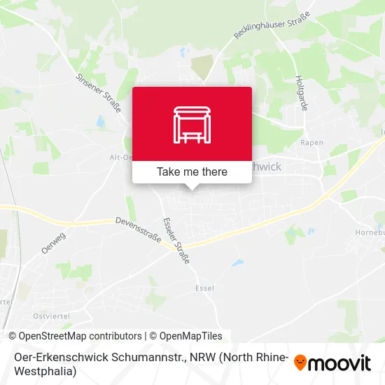 Карта Oer-Erkenschwick Schumannstr.