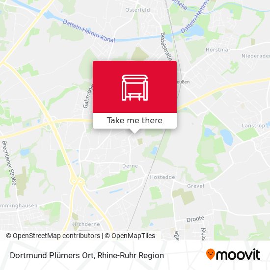 Dortmund Plümers Ort map