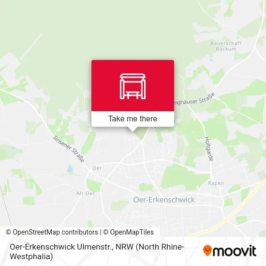 Карта Oer-Erkenschwick Ulmenstr.