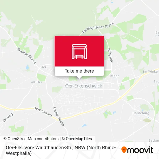 Карта Oer-Erk. Von- Waldthausen-Str.