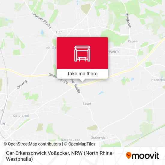 Карта Oer-Erkenschwick Voßacker