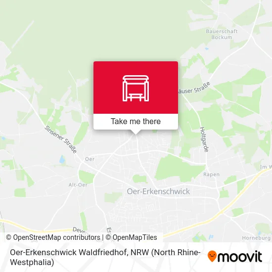 Карта Oer-Erkenschwick Waldfriedhof