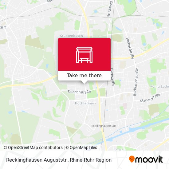 Recklinghausen Auguststr. map