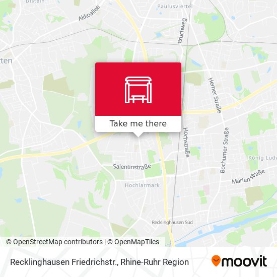Recklinghausen Friedrichstr. map