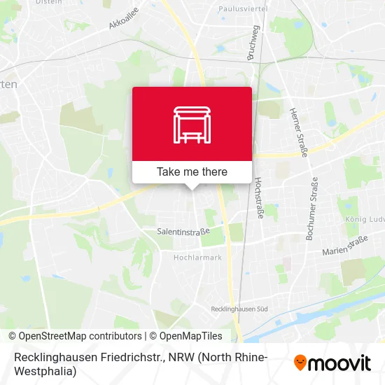 Recklinghausen Friedrichstr. map