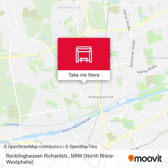 Карта Recklinghausen Richardstr.