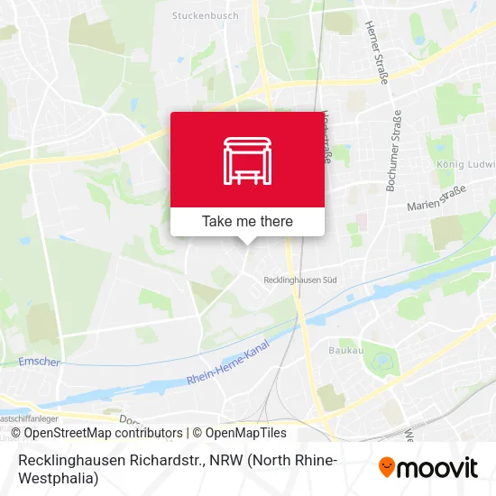 Карта Recklinghausen Richardstr.