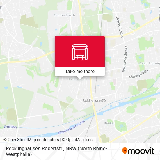 Карта Recklinghausen Robertstr.
